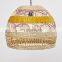 Hot Sale Pink Seagrass Pendant Lamp Shade Handwoven Ceiling lights Lampshade Cheap Wholesale Vietnam Manufacturer