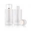 100ml Round Toner Spot Flat Shoulder Glass Bottle 100ml Cylindrical essence Water Bottle Skin Care Package
