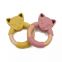 New Colors Custom Logo Baby Teethers Toy Silicone Wooden Teethers Toy