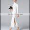 Long pullover split package hipknit sweater skirts for girls