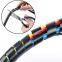 Cable manager pipe production line / spiral wrap hose making machine / wrapping hose sleeve extruder machine