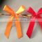 satin pre-tie bow with gold twist, present decorate with 3.25 inches with wire tied bow