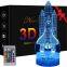 Ракетный 3D иллюзионный ночной свет для детей. Игрушки-ракеты для мальчиков 7 лет. Праздничный подарок на день рождения для мальчиков возрастом 10, 9, 8, 7, 6, 5 лет. Декоративная лампа
