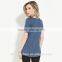 2016 High quality women comfortable v-neck cotton women t shirt short sleeve t shirt wholesale china TS088