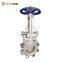 [Ruoteng]  High Quality Stainless Steel Valve Manual Operate Knife Gate Valve With Wheel Handle