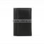 Slim and simple wholesale super-soft genuine leather tri-fold key case with key rings