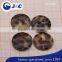 2015 fashion OEM nature color TG shell button, tiger spot shell button