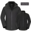 Three in One Men's and Women's Winter Soft Shell Woven Zipper Waterproof and Windproof Outdoor Warm Jacket
