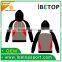 High Quality Plain Black Cheap Zipped Hoodie for Men