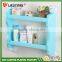 2 Layers Plastic Bathroom Shelf Kitchen Storage Shelf With Super Suction for bathroom shelf