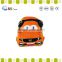 ICS Certified factory Hot Selling Cheap Custom plush toys/cute and mini orange car