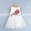 2016 latest picture design children clothes fashion style floral vest dresses girls with cheap price