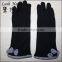 Cheap fashion woman mirco velvet hand gloves