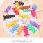 Fashion cute silicone cable winder earphone cord winder fish bone cable winder