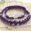 Beautiful Natural Violet Jade Necklace