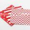 Zigzag Paper Party Napkins for wedding