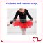 Latest Fashion short sleeve girl ballet leotard fairy girl ballet tutu dresses pink