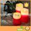 3Pcs wireless led flameless candles lights set Red Whiteled flameless candles lights set