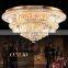 Modern Luxury LED Modern Crystal Ceiling Light Bedroom LED Absorb Dome Light