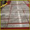 Sandblasted 80x80cm light grey marble floor tile designs