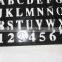 Factory Direct Sale OEM Plastic Letter Stencil Ruler in Stock