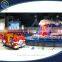 amphibious war 12-seat electric track train with water gun