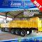 3 FUWA BPW axles Cheap column board type side wall semi trailer side panel trailer truck for sale