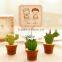 wooden memo clip Meaty plant resin business card holder