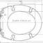 Classic Duroplast Toilet Seat Cover with Soft Close and Adjustable Stainless Steel Hinge for Closet Toilet in the Bathroom
