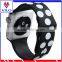 Customzied Pattern Silicone Wrist Strap Watch Band For Apple Watch Rubber Watch Strap