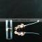 60ml cosmetic glass bottle with aluminum press pump
