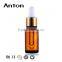 High Quality 30ml empty amber essential oil bottle with dropper