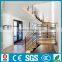 customized modern indoor house steel wood staircase design