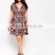 Appparel Deep V Neck Bohemia Plus Size Dresses Made in China