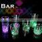 2016 New Product Brand Promotional Plastic Flashing Liquid Activated LED Glass, Multicolor Light Up Cup, Drinking Led Cup