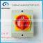 Isolator switch YMD12-25A 690V with protective box waterproof load break rotary changeover switch air-conditoning pump system
