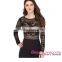 High Quality Wholesale Black Paisley Sheer Lace Girls Wearing Baby Doll Lingerie