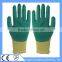 China Aramid Fiber Crinkle Latex Coated Safety Equipment Working Gloves With Cut Resistance