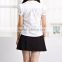 China wholesale fashion short sleeve school uniform white shirts                        
                                                Quality Choice