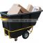 rotational model plastic tilt truck,trash cart,tilt cart