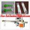 Plastic cutlery flow wrapping machine