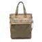 Oxford Cotton Material Tote and Shoulder Multifuction for Study or Daily Used Bag