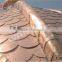 Factory sale copper roof shingle, fiber glass roof tile