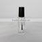 15ml cylinder glass nail polish bottle with cap