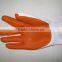 China famous Cotton 10 G rubber coated work safety gloves for Industria