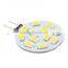 G4 2W 12x5630SMD 220LM 2700K Warm White Light LED Spot Bulb (12V)