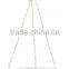 Hanging bird water feeder hobnail glass tray