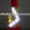 9pcs arrow led lights pvc reflective sleeve for traffic cone