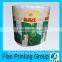 custom self adhesive food label/transparent label