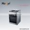 Stainless steel large integration built ingas 4 burner cooker and oven